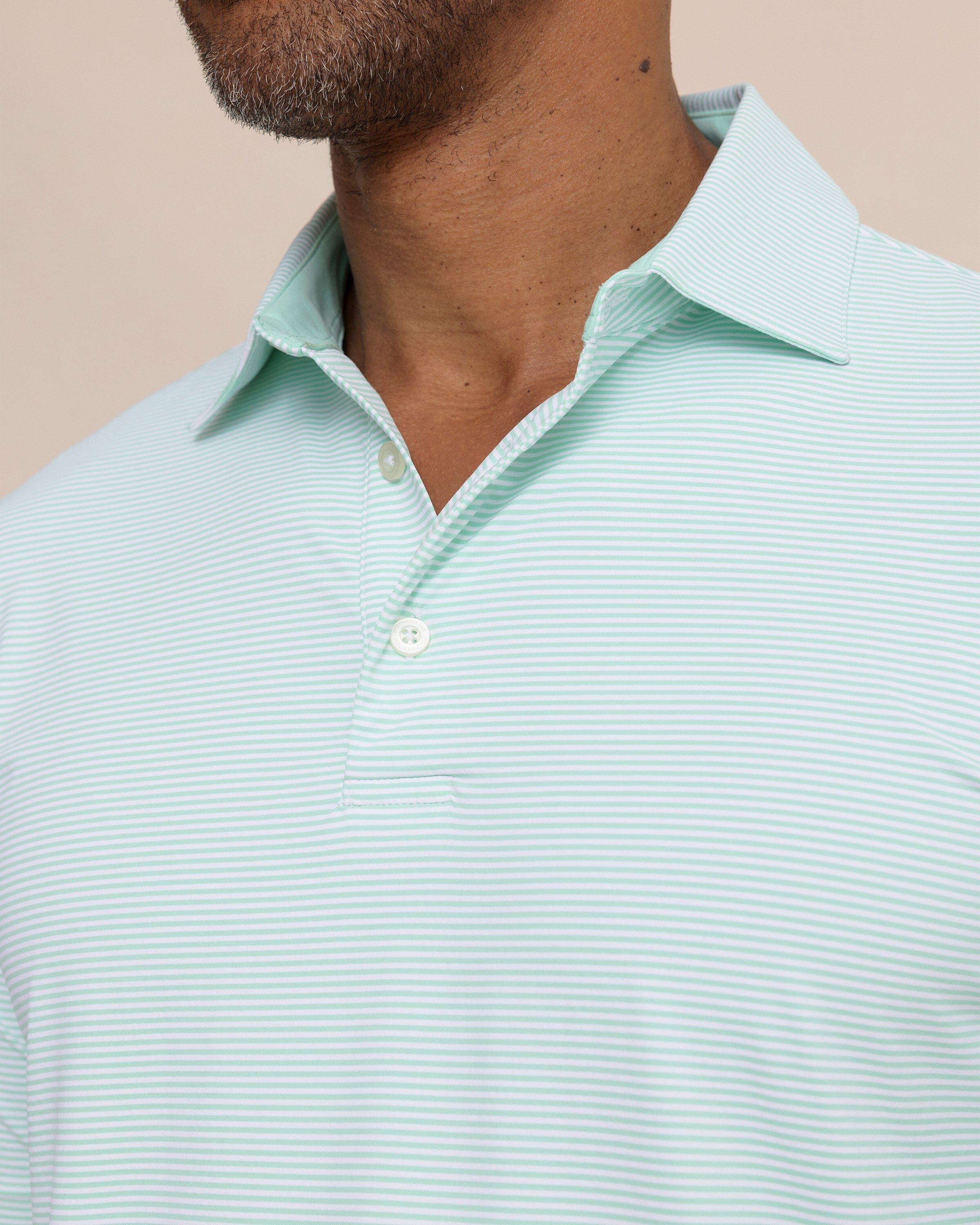 brrr°®-eeze Meadowbrook Stripe Polo - Garden Grove