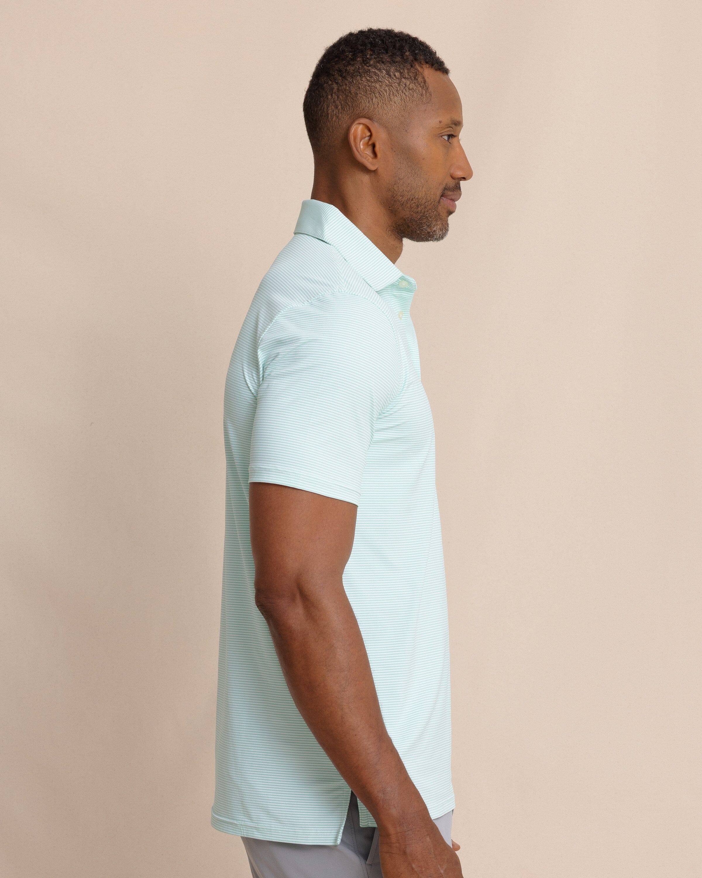 brrr°®-eeze Meadowbrook Stripe Polo - Garden Grove