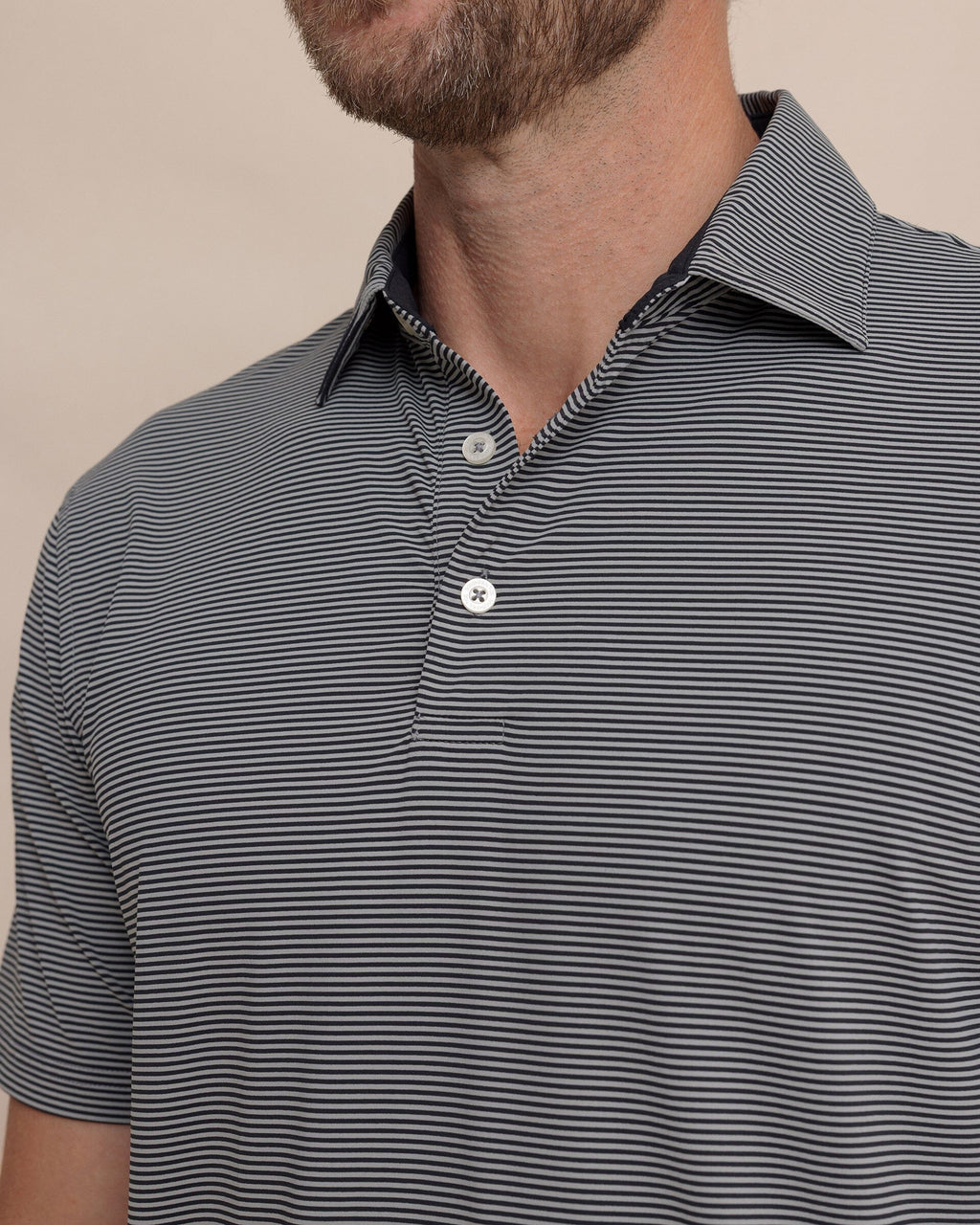 brrr°®-eeze Meadowbrook Stripe Polo - Steel